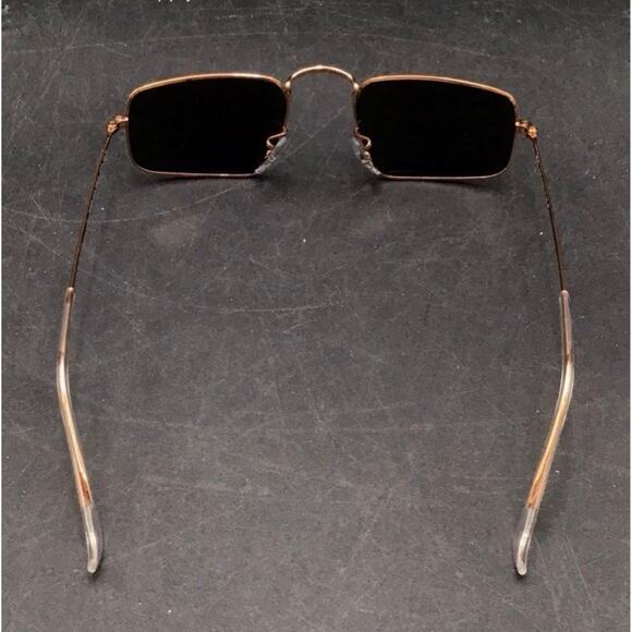 Ray-Ban Rose Gold Rectangle Metal Frame Sunglasses (49•20) main image 5